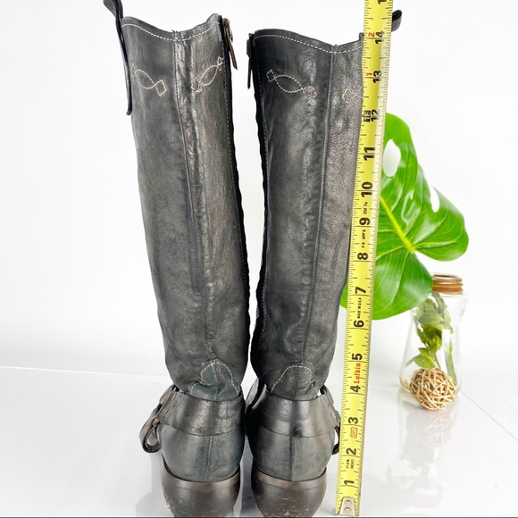 Anthropologie Bernardo Western Boot Distress Italy - Picture 12 of 13